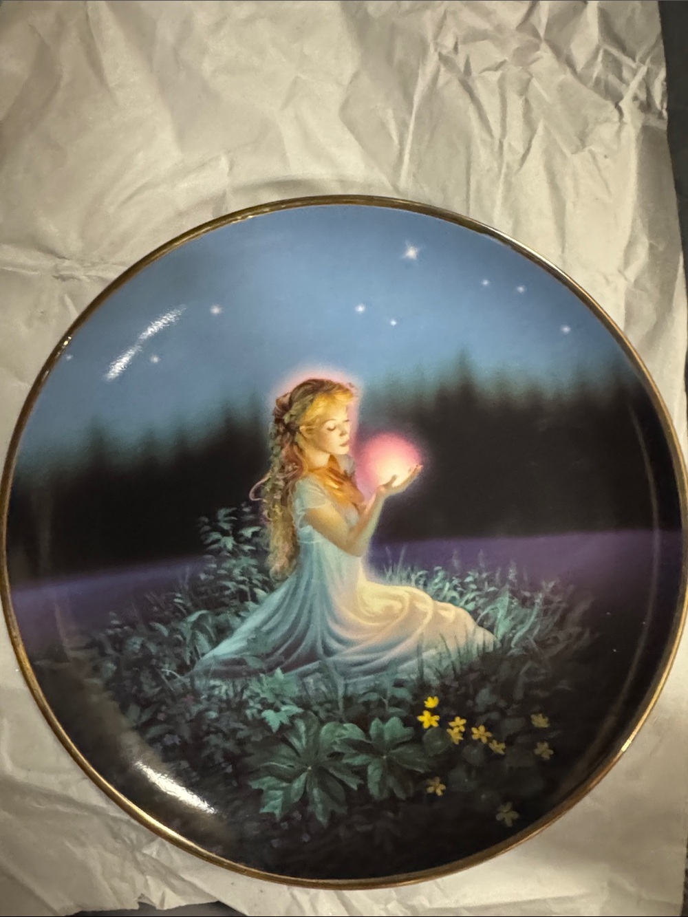 Franklin Mint Crystal Revelations Collector Decorative Plate limited edition